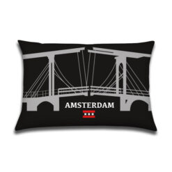 Buitenkussen Amsterdam gracht en brug