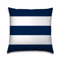 Buitenkussen Navy Marine blauw wit Heavy Lijn
