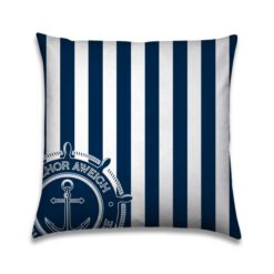 Bootkussen Nautical Blue anchor