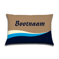 Bootkussens met naam Navy / Otono / Cremewit