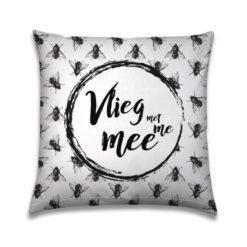 Buitenkussen Zwart-wit 014 Vlieg met me mee