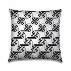 Buitenkussen Zwart-wit 035 Curls