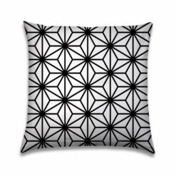 Buitenkussen Zwart-wit Geometrisch net