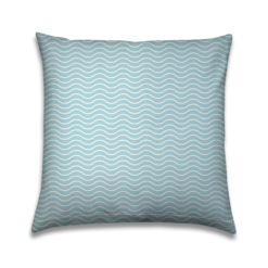 Buitenkussen Turquoise Golfjes